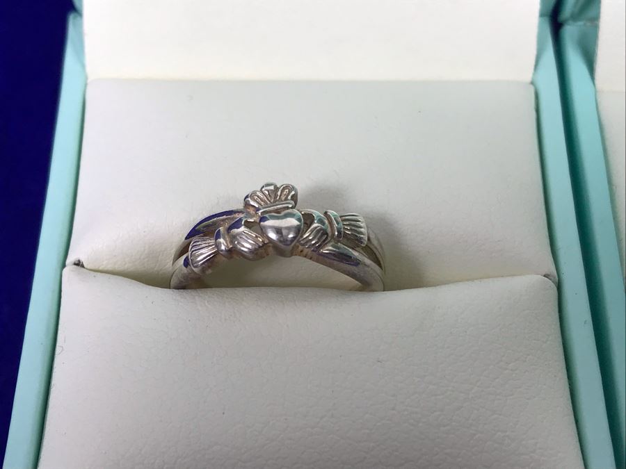 Failte Ireland Sterling Silver Rings By Solvar Jewelry Size 4 Retails $189 [Photo 3]