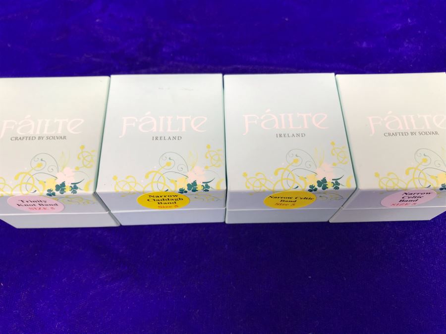 Failte Ireland Sterling Silver Rings By Solvar Jewelry Size 5 Retails $400 [Photo 8]