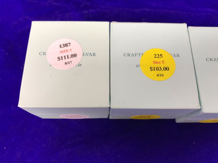 Failte Ireland Sterling Silver Rings By Solvar Jewelry Size 5 Retails $400 [Photo 9]