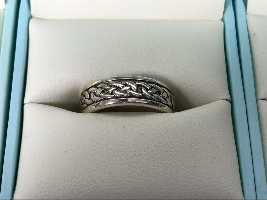 Failte Ireland Sterling Silver Rings By Solvar Jewelry Size 5 Retails $400 [Photo 4]