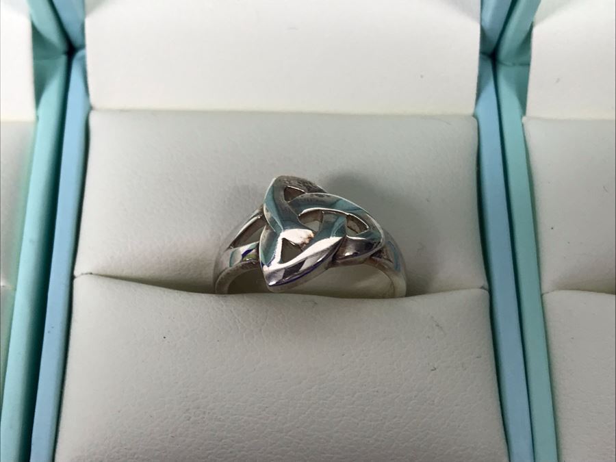 Failte Ireland Sterling Silver Rings By Solvar Jewelry Size 5 Retails $289 [Photo 5]