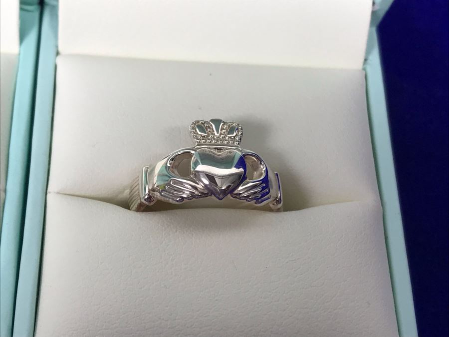 Failte Ireland Sterling Silver Rings By Solvar Jewelry Size 5 Retails $289 [Photo 4]