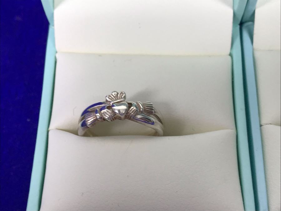 Failte Ireland Sterling Silver Rings By Solvar Jewelry Size 5 Retails $289 [Photo 6]