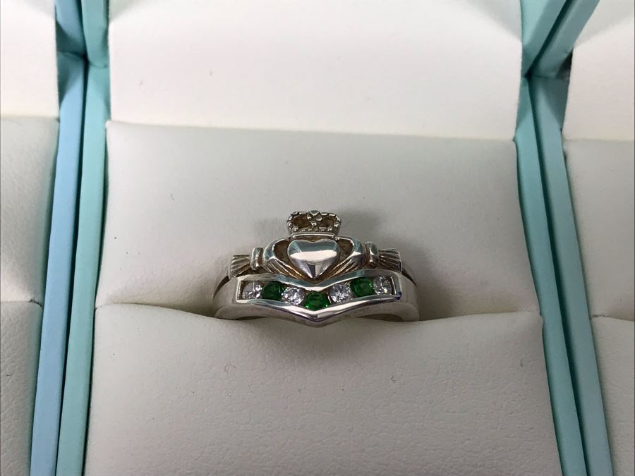 Failte Ireland Sterling Silver Rings By Solvar Jewelry Size 5 Retails $289 [Photo 3]