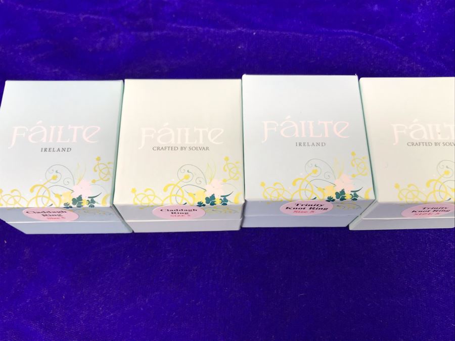 Failte Ireland Sterling Silver Rings By Solvar Jewelry Size 5 Retails $288 [Photo 8]
