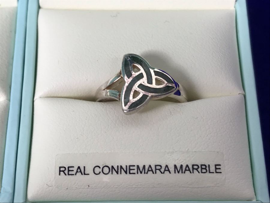 Failte Ireland Sterling Silver Rings By Solvar Jewelry Size 5 Retails $288 [Photo 4]