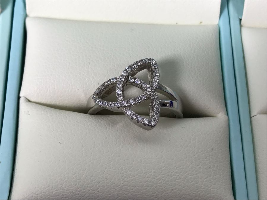 Failte Ireland Sterling Silver Rings By Solvar Jewelry Size 5 Retails $288 [Photo 3]