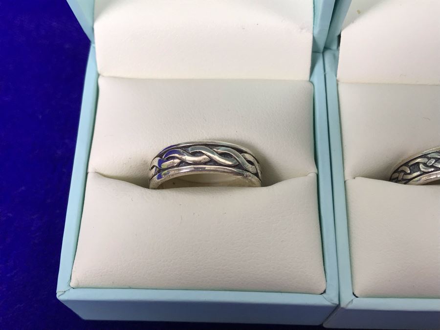 Failte Ireland Sterling Silver Rings By Solvar Jewelry Size 6 Retails $507 [Photo 6]