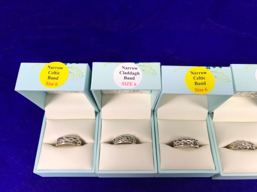 Failte Ireland Sterling Silver Rings By Solvar Jewelry Size 6 Retails $507 [Photo 7]