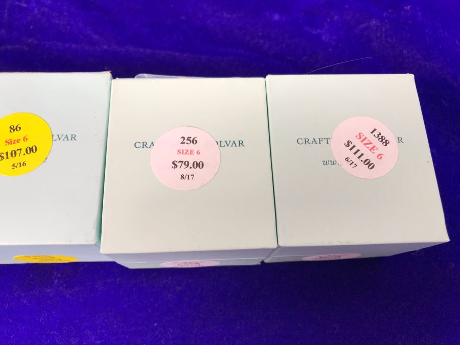 Failte Ireland Sterling Silver Rings By Solvar Jewelry Size 6 Retails $507 [Photo 11]