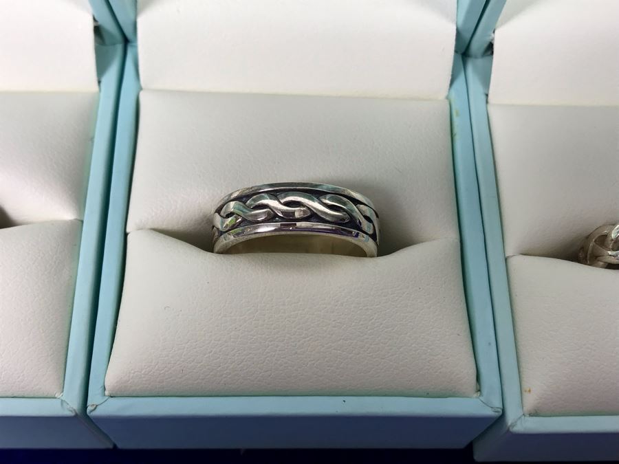 Failte Ireland Sterling Silver Rings By Solvar Jewelry Size 6 Retails $507 [Photo 4]