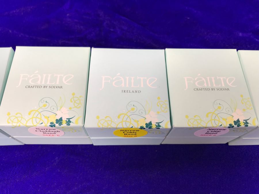 Failte Ireland Sterling Silver Rings By Solvar Jewelry Size 6 Retails $507 [Photo 9]