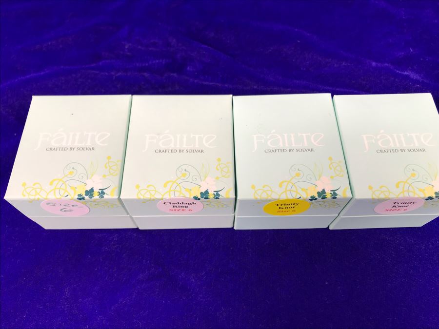 Failte Ireland Sterling Silver Rings By Solvar Jewelry Size 6 Retails $317 [Photo 9]