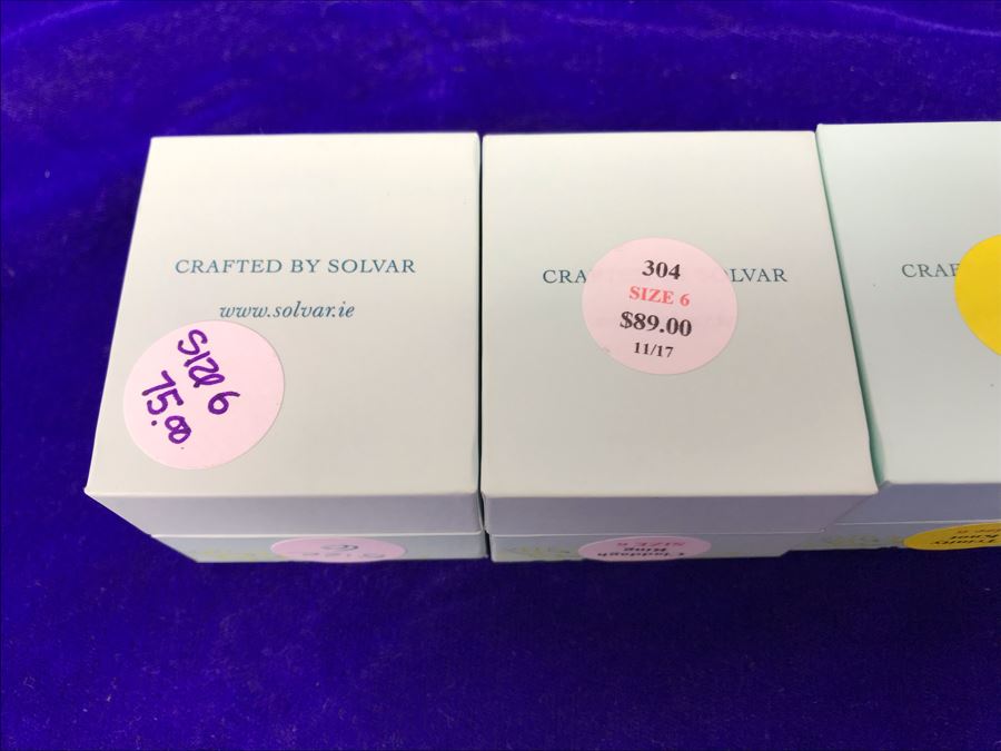 Failte Ireland Sterling Silver Rings By Solvar Jewelry Size 6 Retails $317 [Photo 10]