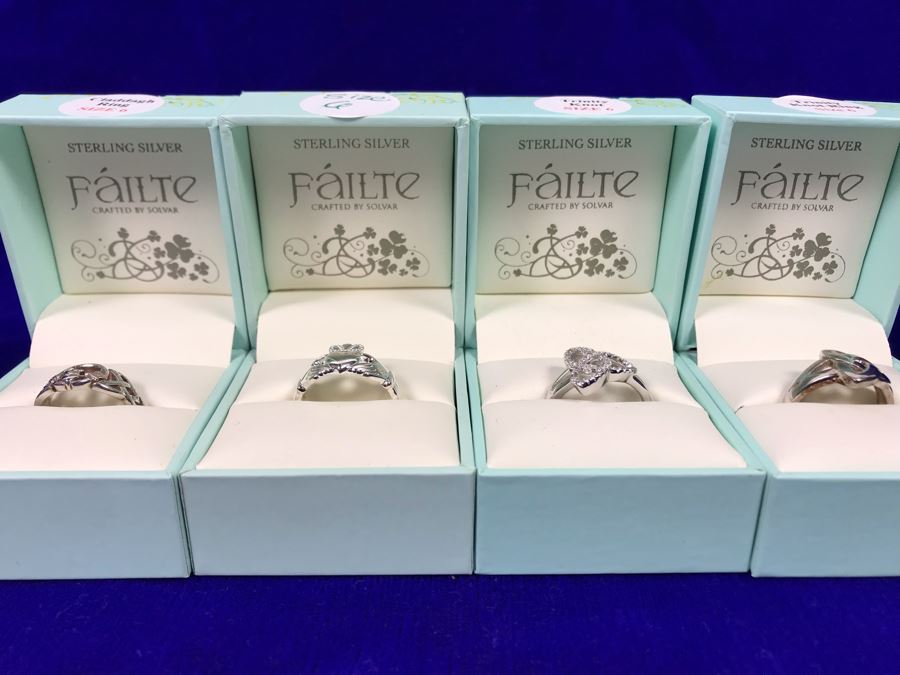 Failte Ireland Sterling Silver Rings By Solvar Jewelry Size 6 Retails $287 [Photo 2]