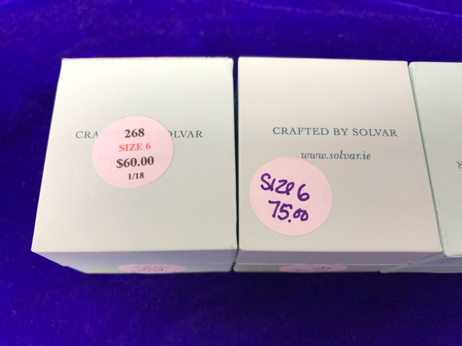 Failte Ireland Sterling Silver Rings By Solvar Jewelry Size 6 Retails $287 [Photo 9]