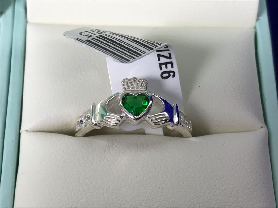 Failte Ireland Sterling Silver Rings By Solvar Jewelry Size 6 Retails $285 [Photo 5]