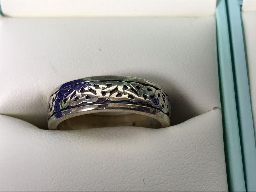 Failte Ireland Sterling Silver Rings By Solvar Jewelry Size 7 Retails $214 [Photo 3]