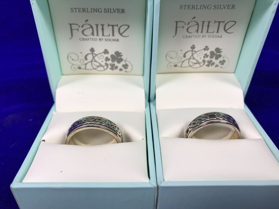 Failte Ireland Sterling Silver Rings By Solvar Jewelry Size 7 Retails $214 [Photo 2]