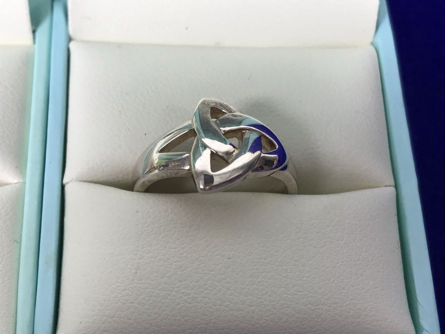 Failte Ireland Sterling Silver Rings By Solvar Jewelry Size 7 Retails $206 [Photo 5]