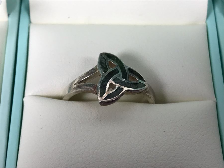 Failte Ireland Sterling Silver Rings By Solvar Jewelry Size 7 Retails $224 [Photo 4]
