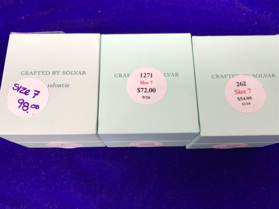 Failte Ireland Sterling Silver Rings By Solvar Jewelry Size 7 Retails $224 [Photo 8]