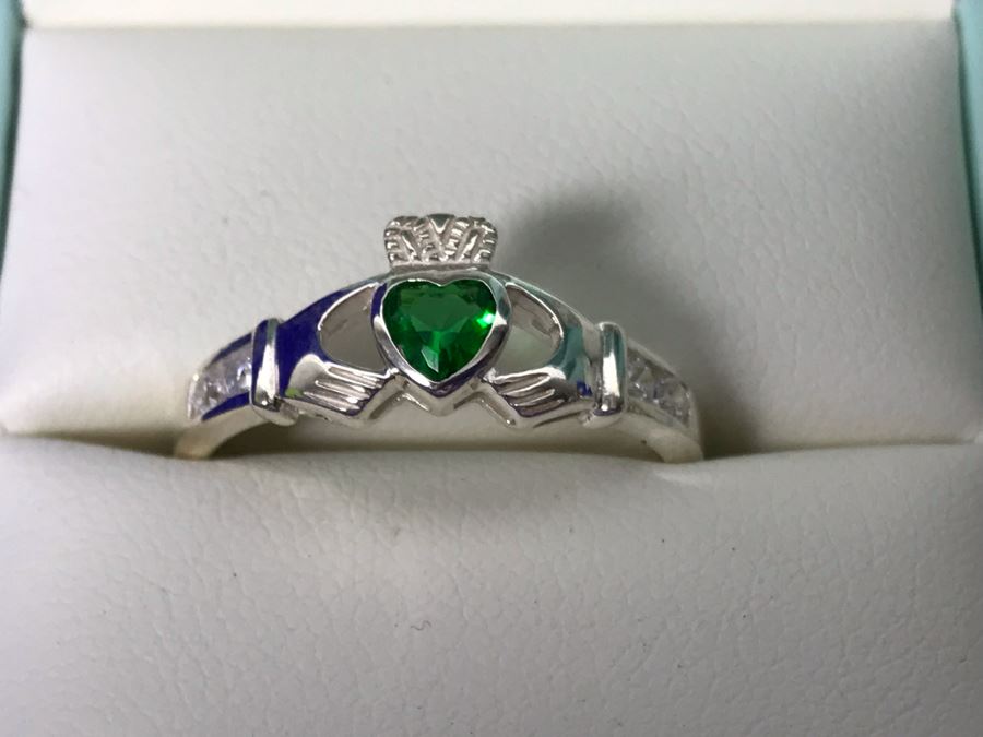 Failte Ireland Sterling Silver Rings By Solvar Jewelry Size 8 Retails $268 [Photo 5]