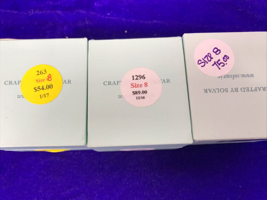 Failte Ireland Sterling Silver Rings By Solvar Jewelry Size 8 Retails $218 [Photo 8]