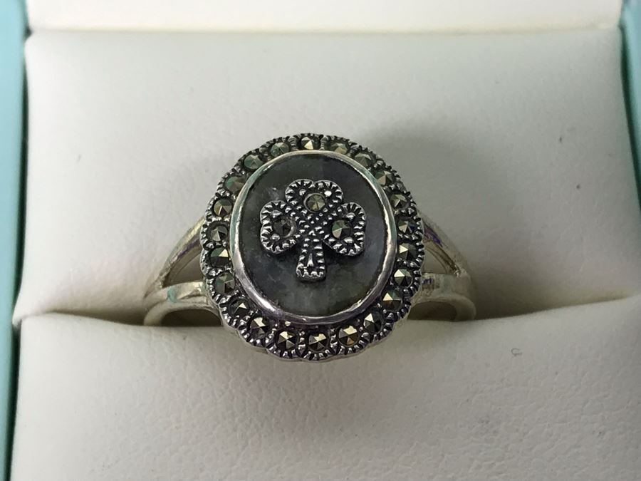 Failte Ireland Sterling Silver Rings By Solvar Jewelry Size 8 Retails $332 [Photo 4]