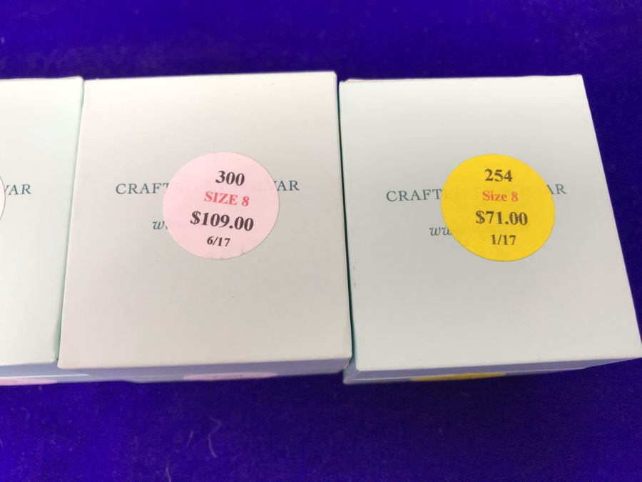 Failte Ireland Sterling Silver Rings By Solvar Jewelry Size 8 Retails $332 [Photo 9]