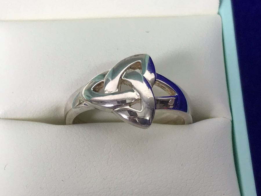 Failte Ireland Sterling Silver Rings By Solvar Jewelry Size 8 Retails $332 [Photo 5]