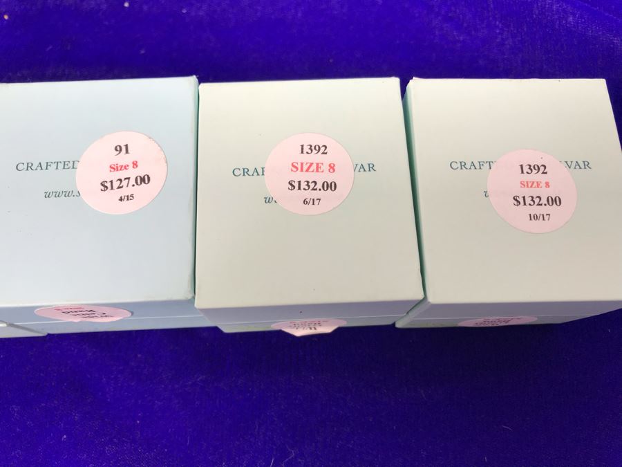 Failte Ireland Sterling Silver Rings By Solvar Jewelry Size 8 Retails $607 [Photo 10]