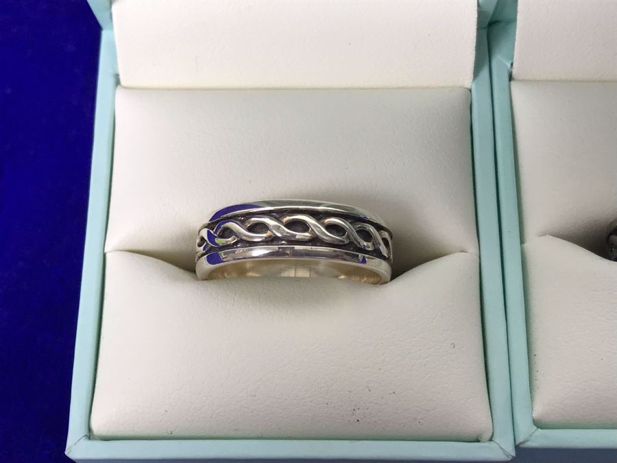 Failte Ireland Sterling Silver Rings By Solvar Jewelry Size 8 Retails $607 [Photo 6]