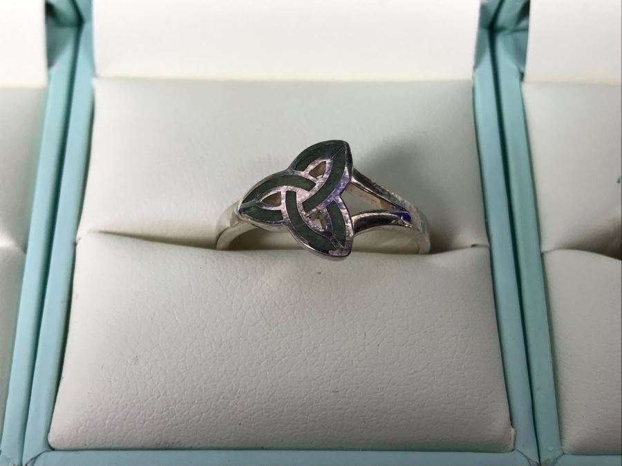Failte Ireland Sterling Silver Rings By Solvar Jewelry Size 8 Retails $272 [Photo 4]