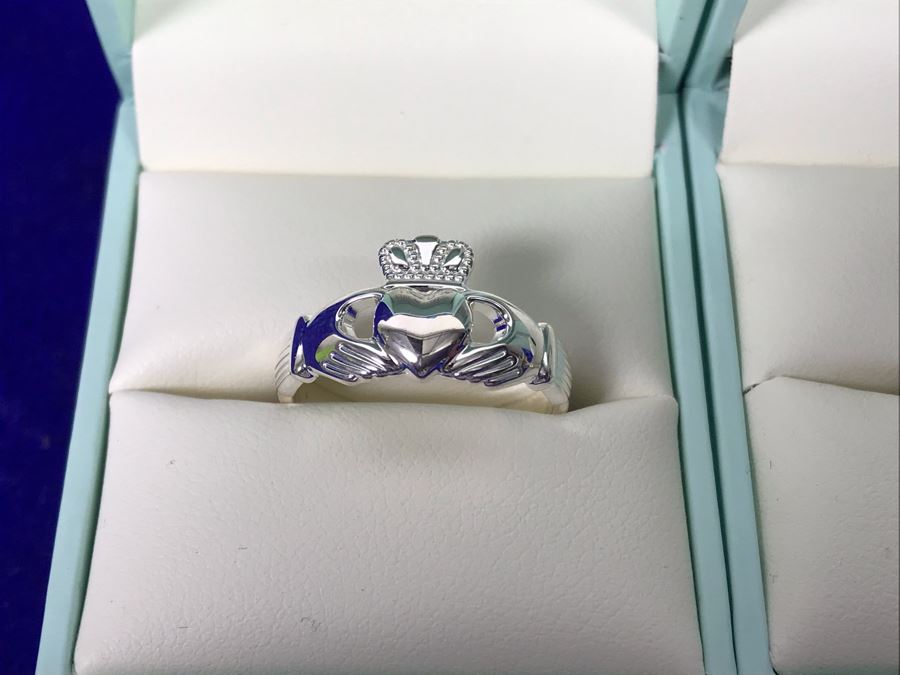 Failte Ireland Sterling Silver Rings By Solvar Jewelry Size 8 Retails $272 [Photo 6]