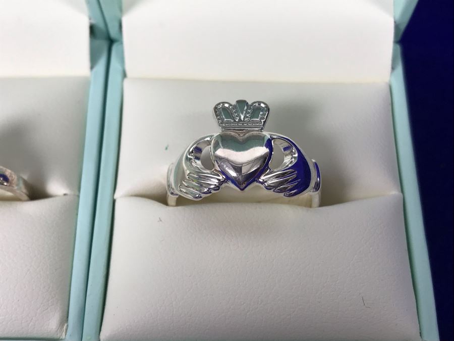 Failte Ireland Sterling Silver Rings By Solvar Jewelry Size 8 Retails $272 [Photo 5]