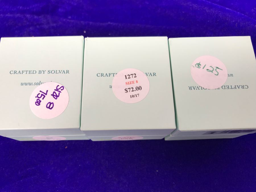 Failte Ireland Sterling Silver Rings By Solvar Jewelry Size 8 Retails $272 [Photo 9]