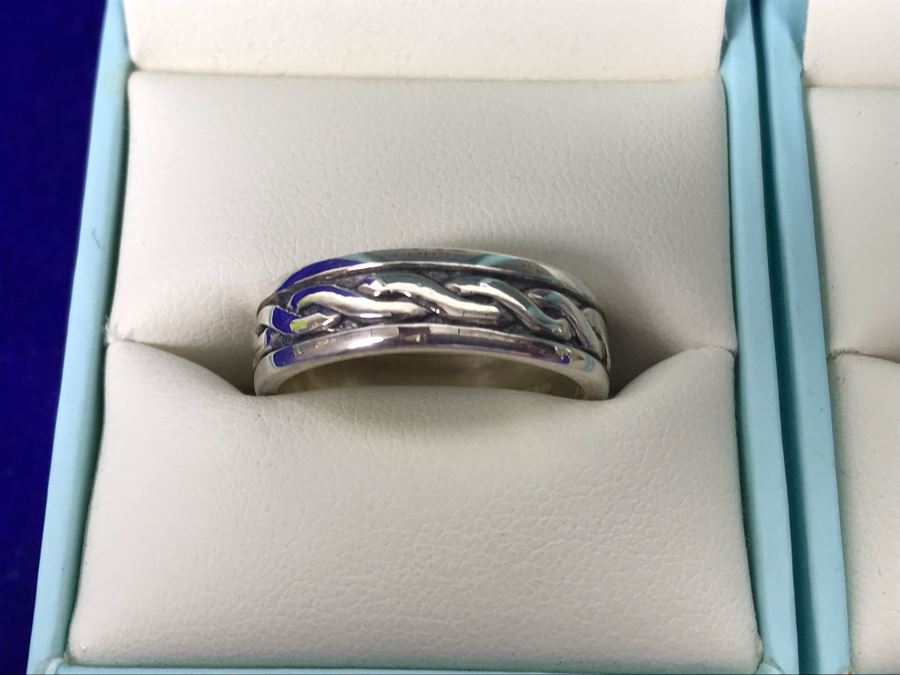 Failte Ireland Sterling Silver Rings By Solvar Jewelry Size 9 Retails $330 [Photo 4]