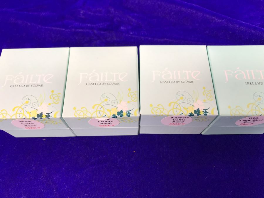 Failte Ireland Sterling Silver Rings By Solvar Jewelry Size 9 Retails $427 [Photo 9]