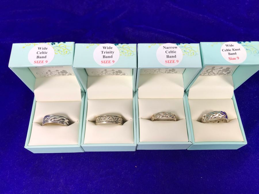 Failte Ireland Sterling Silver Rings By Solvar Jewelry Size 9 Retails $427 [Photo 8]