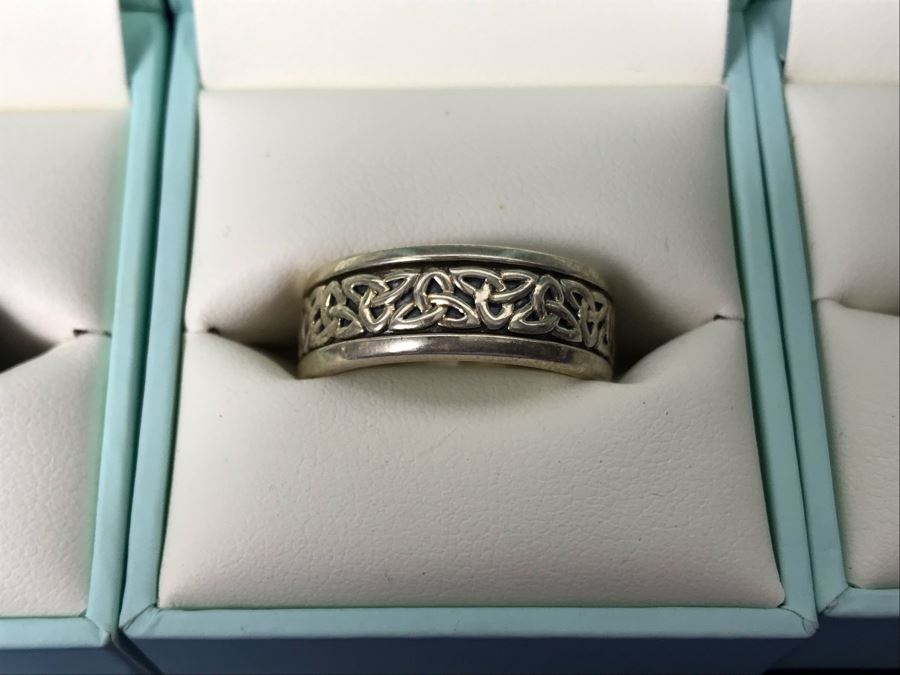 Failte Ireland Sterling Silver Rings By Solvar Jewelry Size 9 Retails $427 [Photo 5]