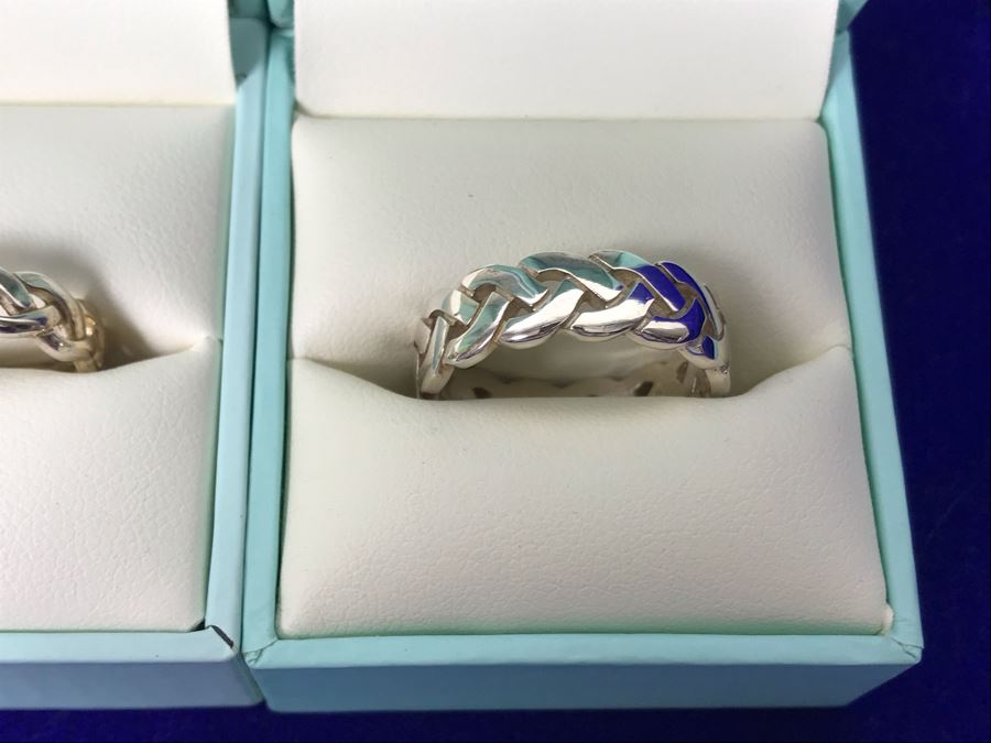 Failte Ireland Sterling Silver Rings By Solvar Jewelry Size 9 Retails $427 [Photo 7]