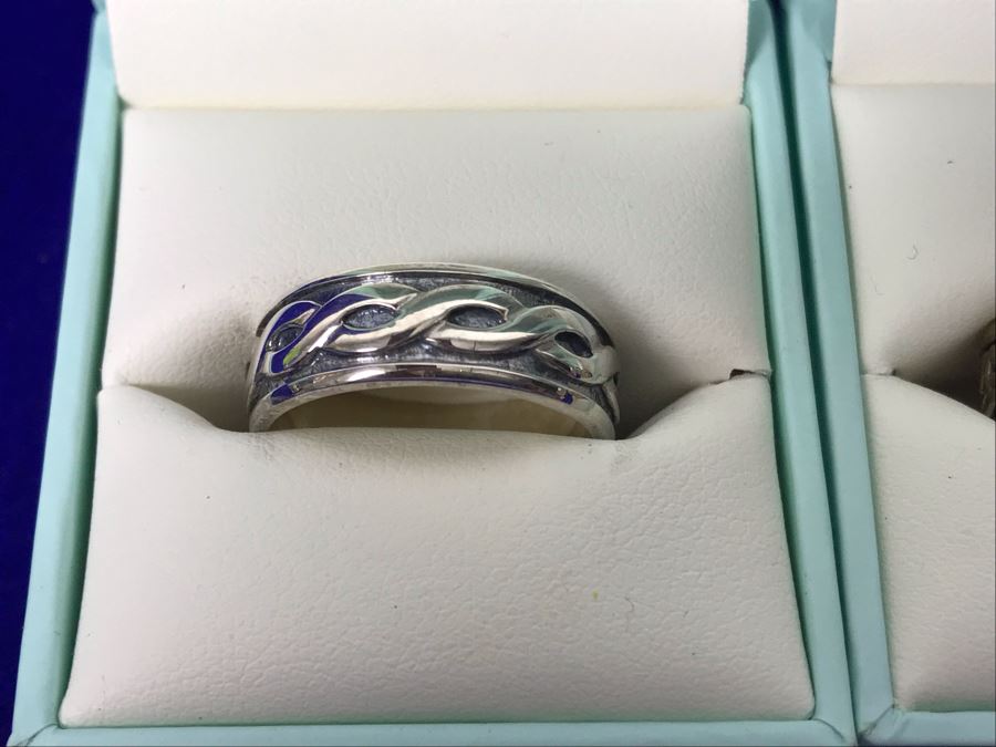 Failte Ireland Sterling Silver Rings By Solvar Jewelry Size 9 Retails $427 [Photo 4]