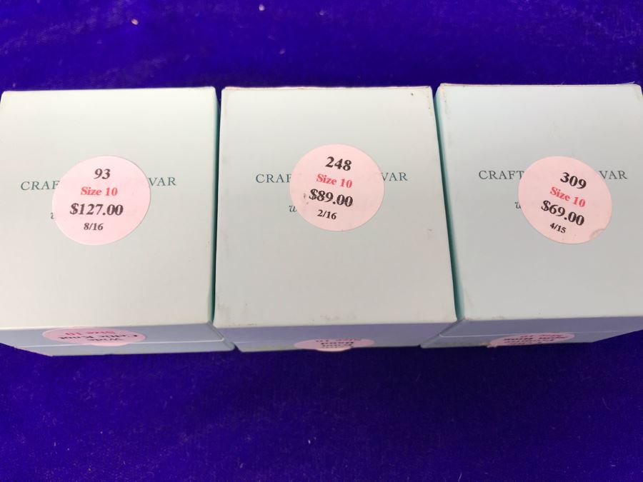 Failte Ireland Sterling Silver Rings By Solvar Jewelry Size 10 Retails $285 [Photo 9]