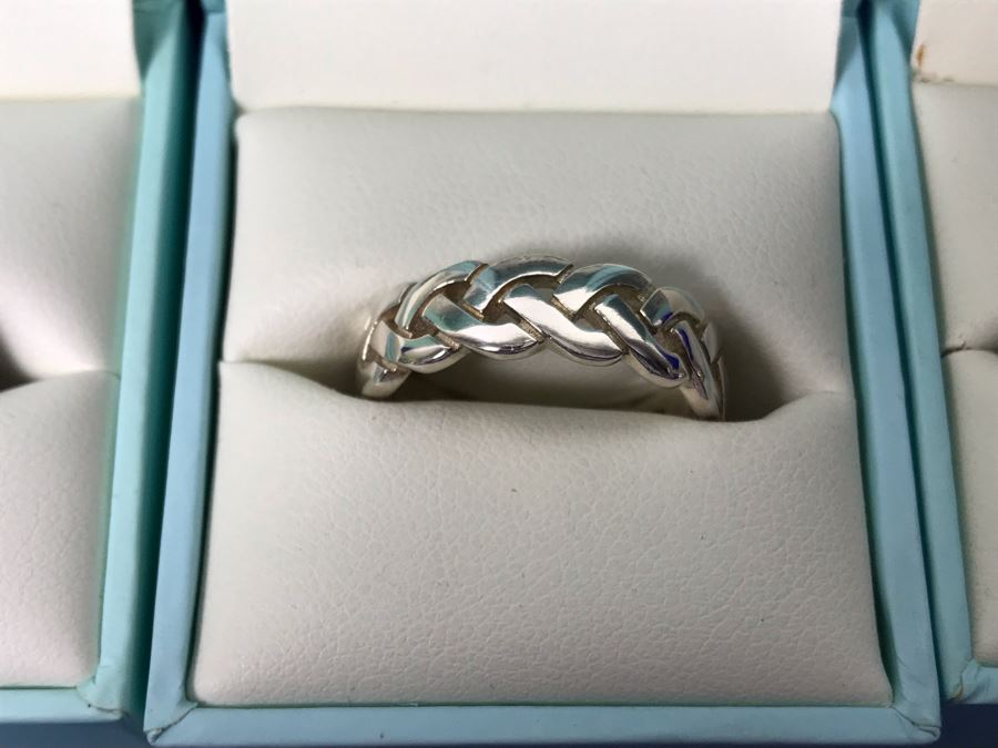 Failte Ireland Sterling Silver Rings By Solvar Jewelry Size 10 Retails $285 [Photo 4]