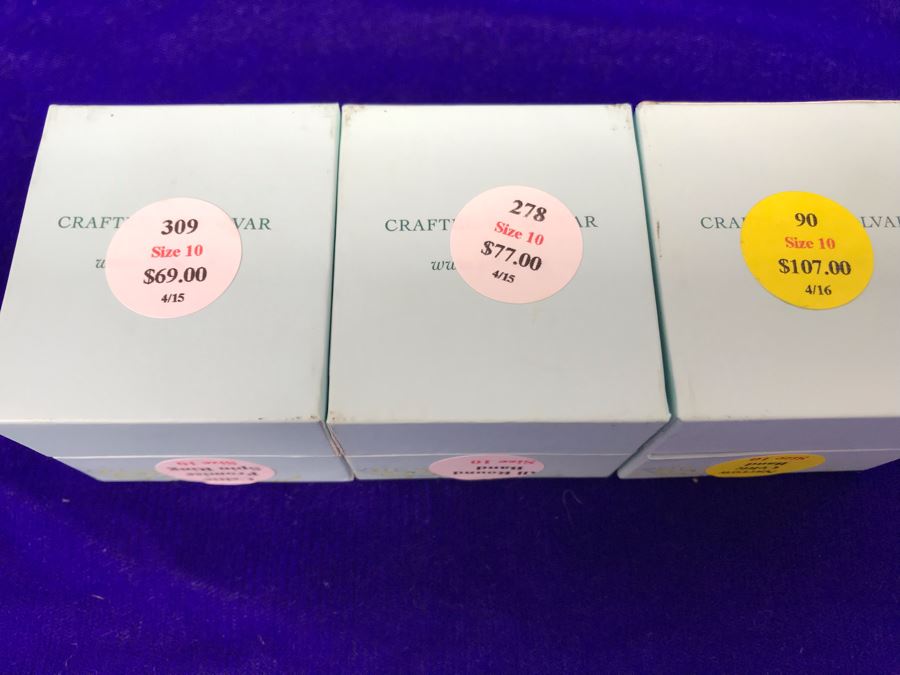 Failte Ireland Sterling Silver Rings By Solvar Jewelry Size 10 Retails $253 [Photo 5]