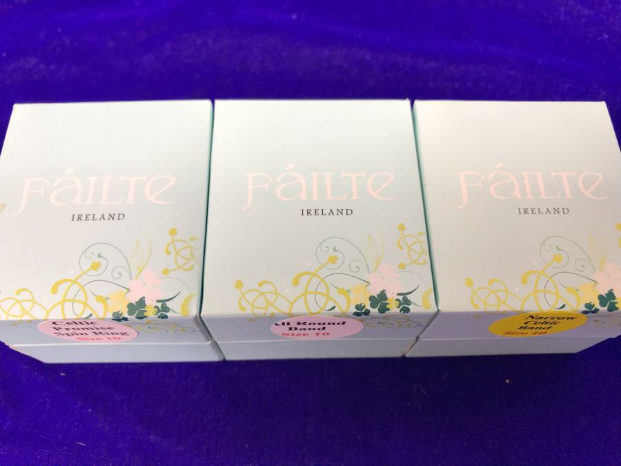 Failte Ireland Sterling Silver Rings By Solvar Jewelry Size 10 Retails $253 [Photo 4]