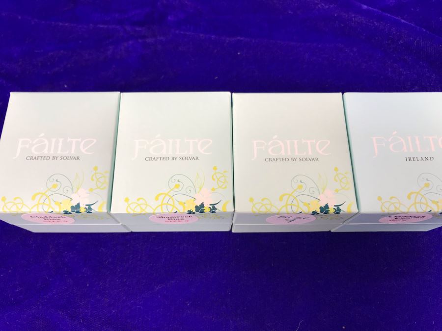 Failte Ireland Sterling Silver Rings By Solvar Jewelry Size 9 Retails $321 [Photo 8]