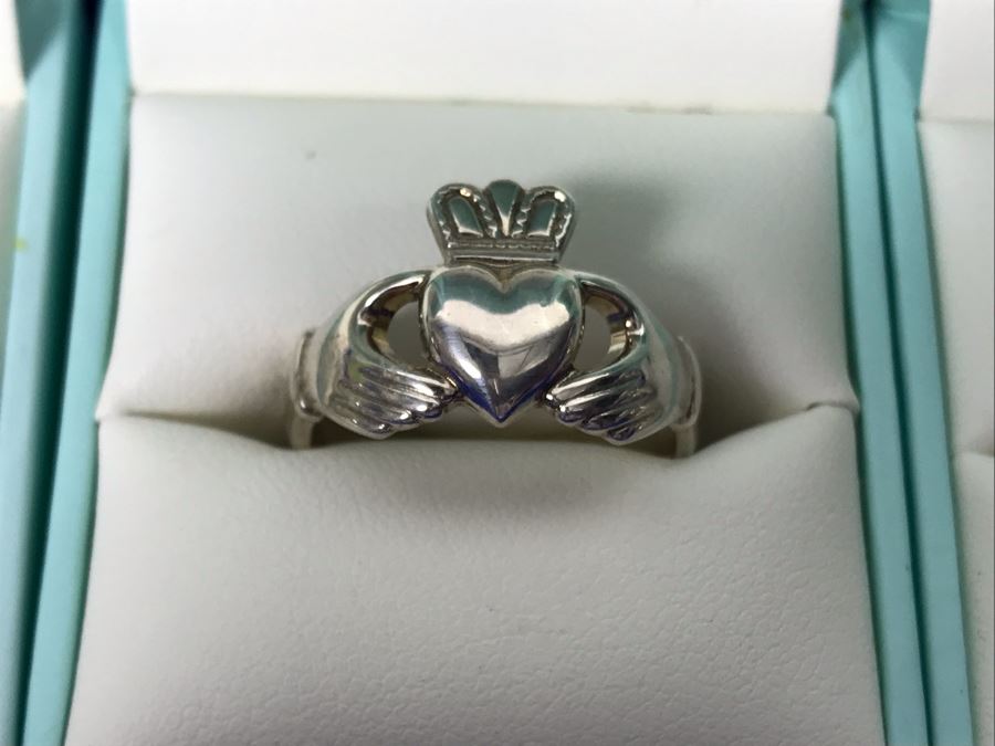 Failte Ireland Sterling Silver Rings By Solvar Jewelry Size 9 Retails $400 [Photo 4]