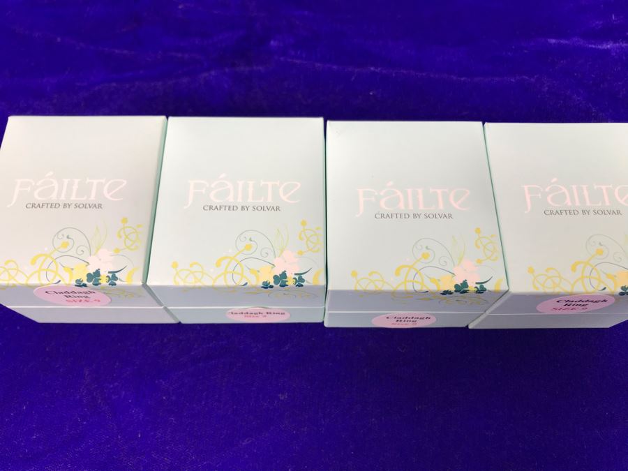 Failte Ireland Sterling Silver Rings By Solvar Jewelry Size 9 Retails $400 [Photo 9]